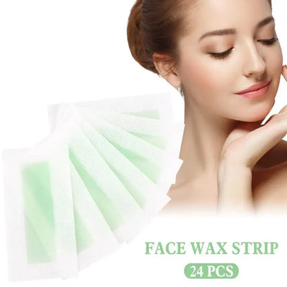 24Pc./Set Depilatory Wax Strips