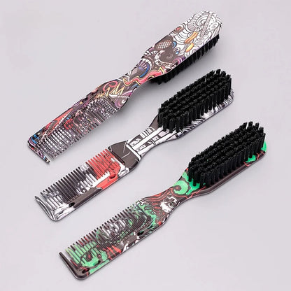 Double-Sided Comb Oil Head Brush