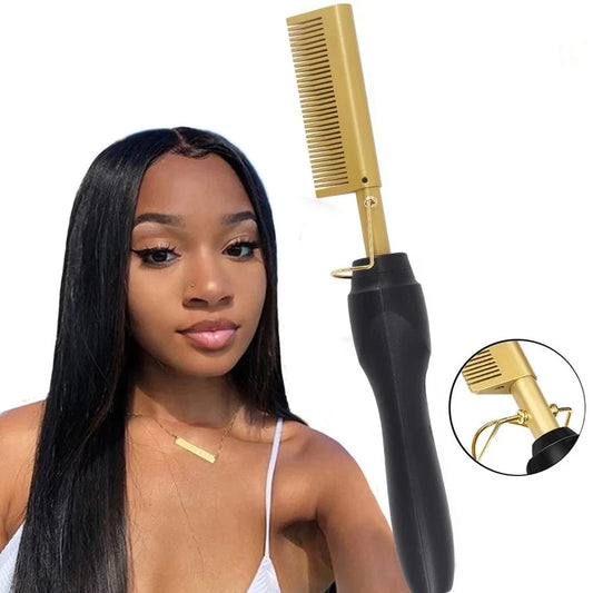 2 in 1  Electric Hot Heating Comb