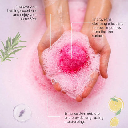 6pcs Organic Bath Bombs