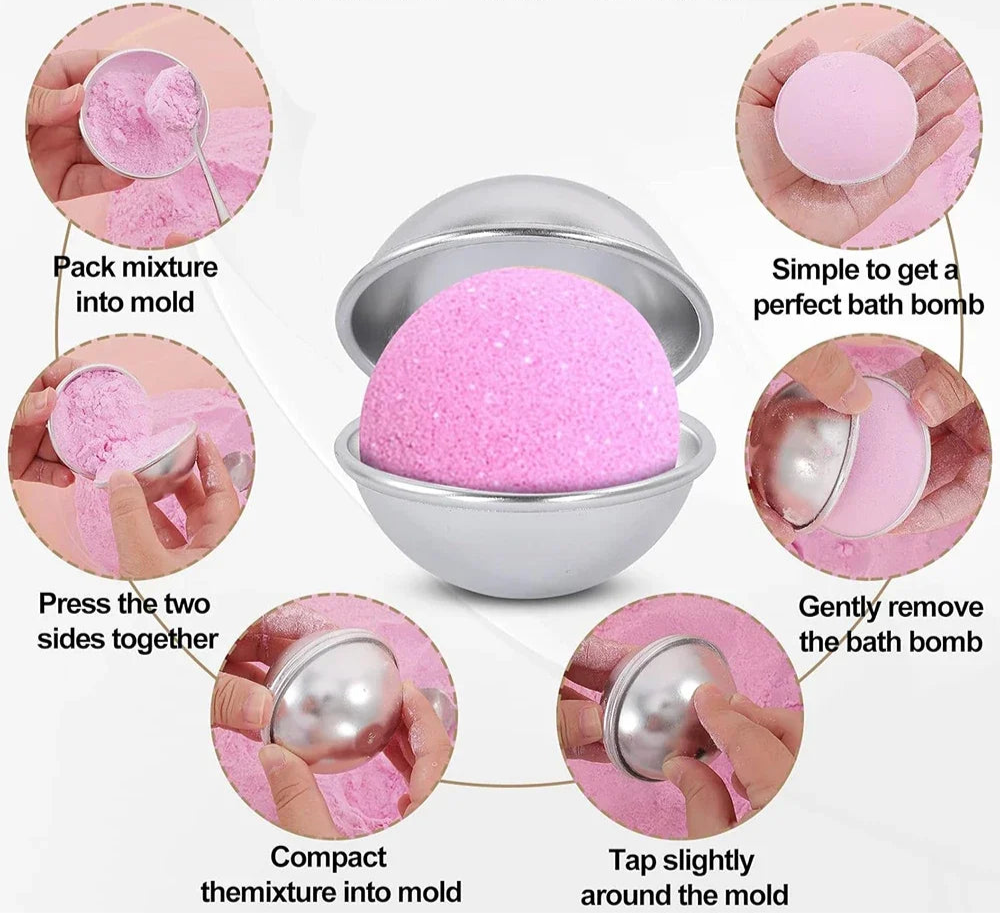 Bath Bomb Molds Set