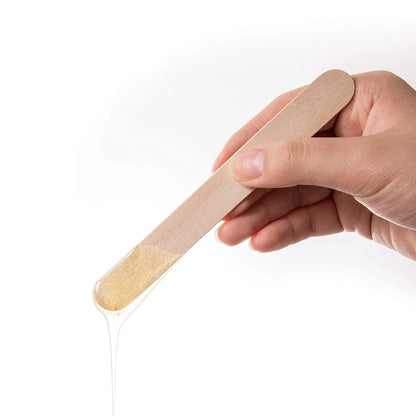 50Pcs Disposable Wooden Wax Spatulas