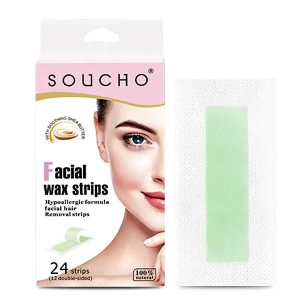 24Pc./Set Depilatory Wax Strips